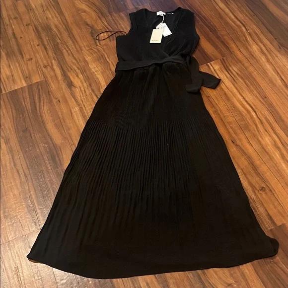 New Elie Tahari Black Maxi Dress size M - Picture 5 of 13